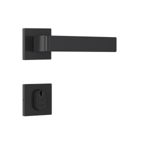 Fechadura Porta Externa Zm Vivaldi 885-90 Broca 55mm Preto Pado